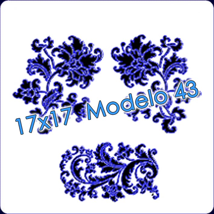 - Stencil 17x17cm Modelo 043 -